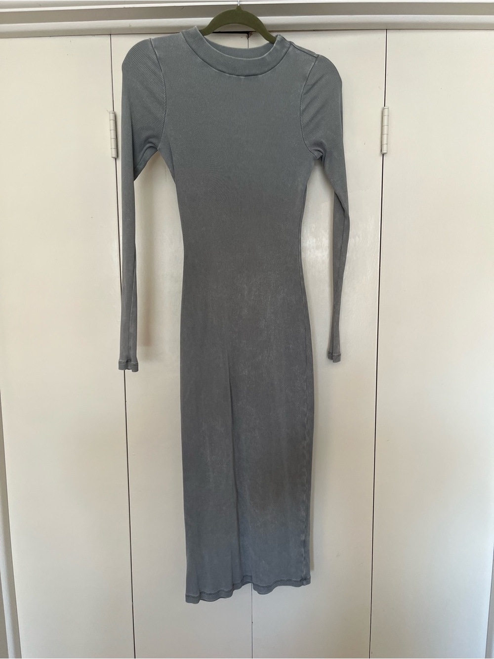 Young Fabulous & Broke Long Sleeve Maxi Dress - Gray